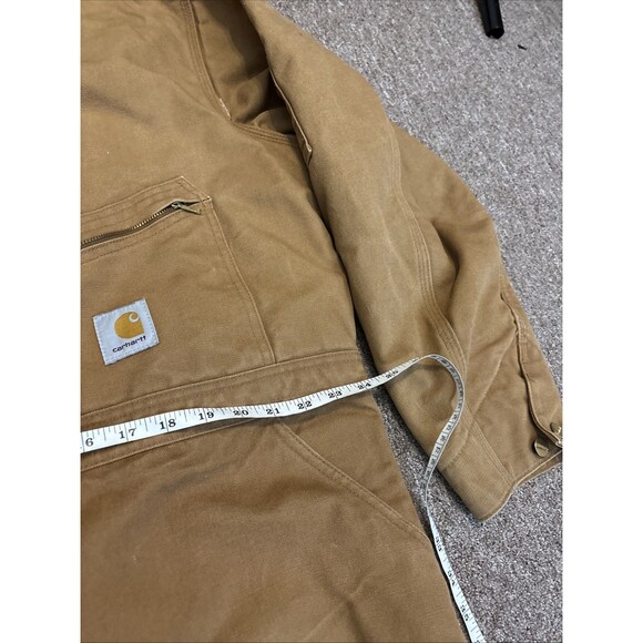 Carhartt Men’s Insulated Coveralls Size 52 Reg X01 BRN USA Vintage - UNION Made - Picture 4 of 13